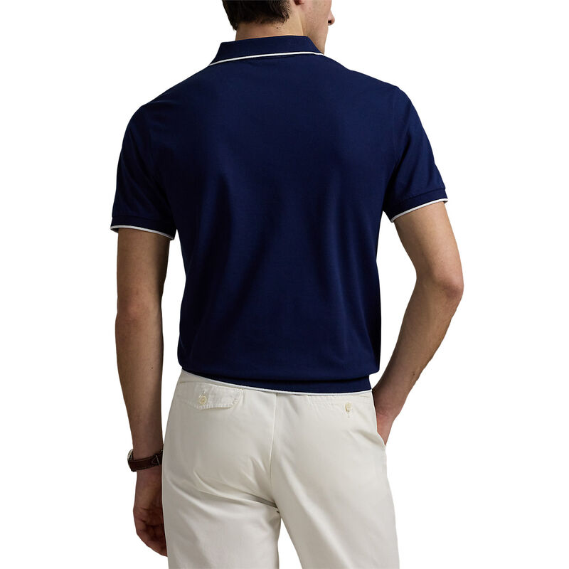 Polo Ralph Lauren Jacquard Mesh Polo Shirt image number 1
